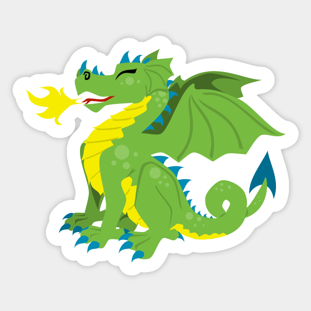 Cute Dragon Sticker by LyddieDoodles